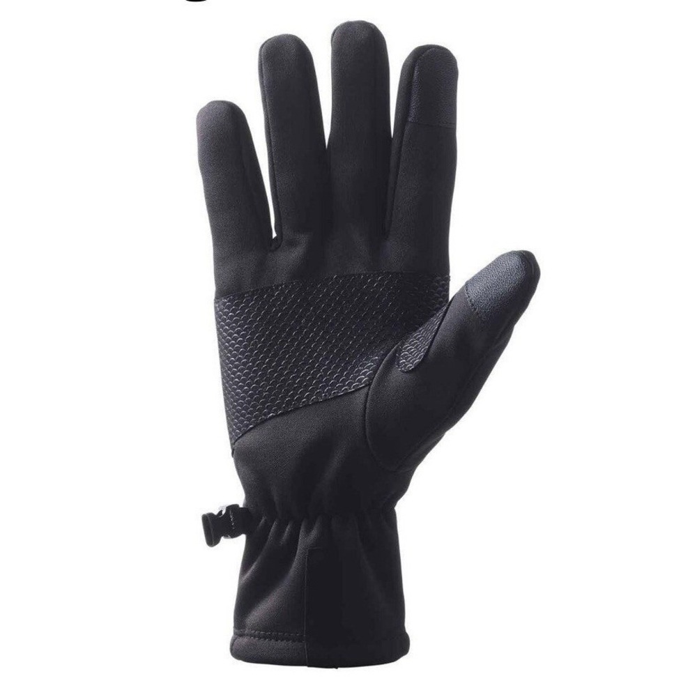 NEW Huk Performance Stretch‎ Fleece Liner Gloves Fishing Black Size S/M - Picture 2 of 7
